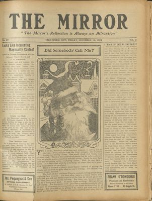 Stratford Mirror, 19 Dec 1924