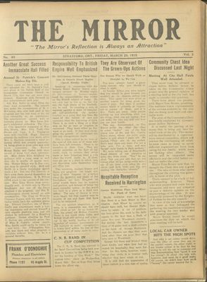 Stratford Mirror, 20 Mar 1925