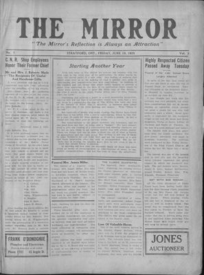 Stratford Mirror, 19 Jun 1925