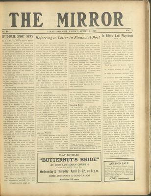 Stratford Mirror, 16 Apr 1926