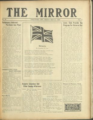 Stratford Mirror, 21 May 1926