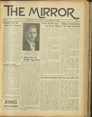 Stratford Mirror, 24 Sep 1926