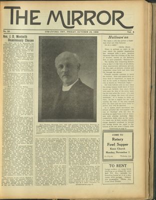 Stratford Mirror, 29 Oct 1926