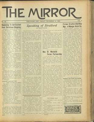 Stratford Mirror, 10 Dec 1926