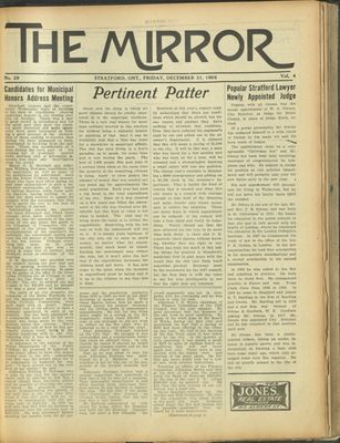 Stratford Mirror, 31 Dec 1926