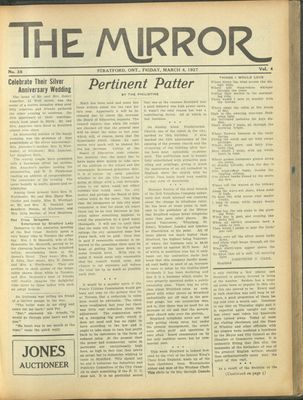 Stratford Mirror, 4 Mar 1927