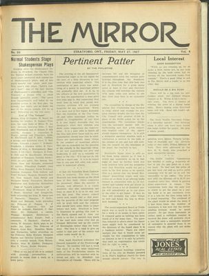 Stratford Mirror, 27 May 1927