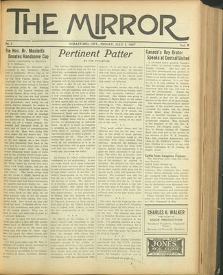 Stratford Mirror, 1 Jul 1927