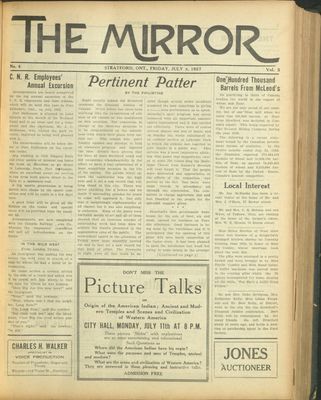 Stratford Mirror, 8 Jul 1927