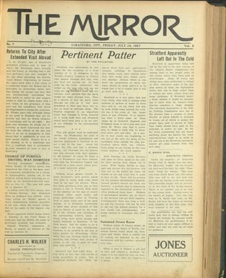 Stratford Mirror, 29 Jul 1927