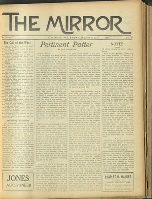 Stratford Mirror, 5 Aug 1927