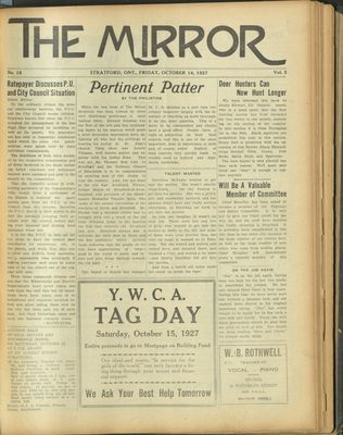 Stratford Mirror, 14 Oct 1927