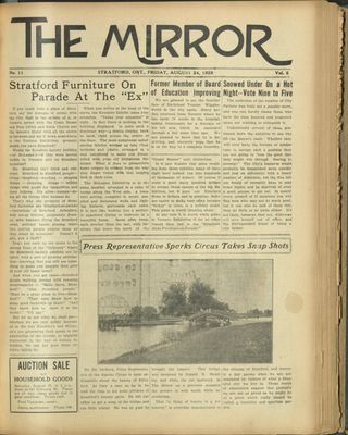 Stratford Mirror, 24 Aug 1928