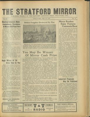 Stratford Mirror, 10 Feb 1939