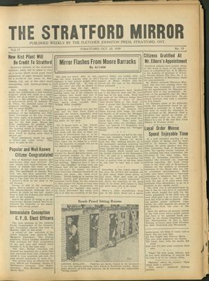 Stratford Mirror, 20 Oct 1939