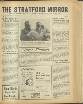 Stratford Mirror, 14 Nov 1941