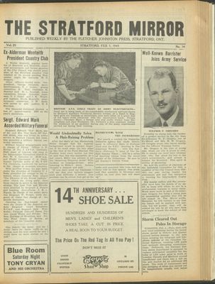 Stratford Mirror, 5 Feb 1943