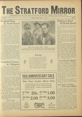 Stratford Mirror, 2 Feb 1945