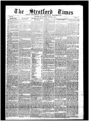 Stratford Times, 18 Dec 1889