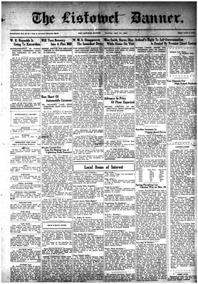 Listowel Banner, 1 Apr 1920