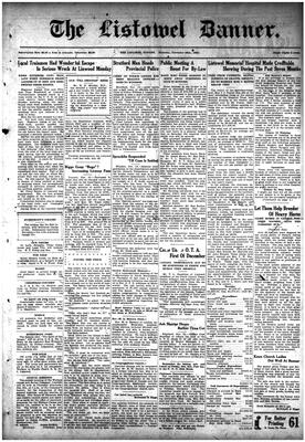 Listowel Banner, 25 Nov 1920