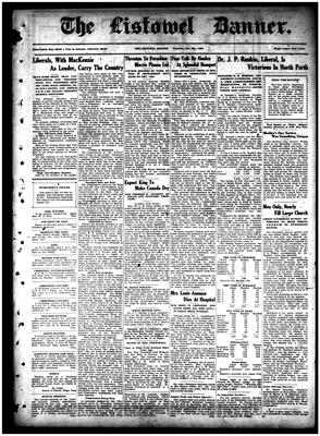 Listowel Banner, 1 Dec 1921