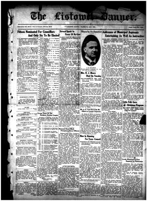 Listowel Banner, 29 Dec 1921