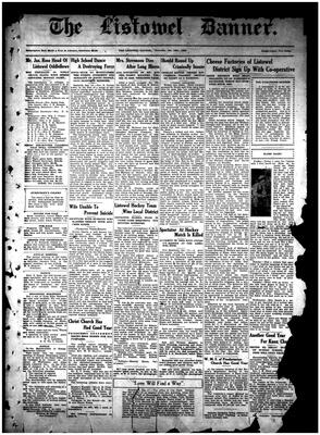 Listowel Banner, 18 Jan 1923