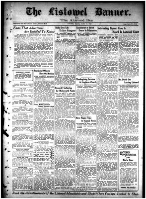 Listowel Banner, 4 Oct 1923