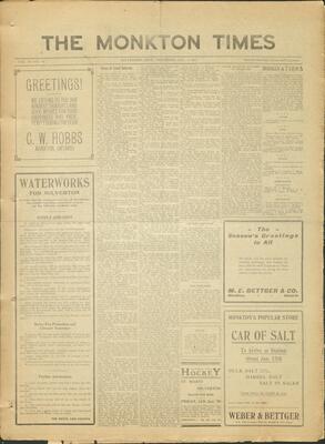 Monkton Times, 1 Jan 1920