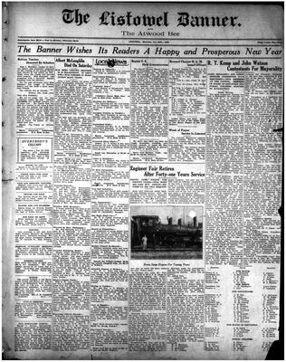 Listowel Banner, 30 Dec 1926