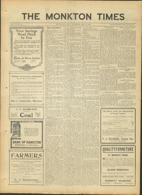 Monkton Times, 18 Mar 1920