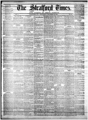 Stratford Times, 20 Dec 1876