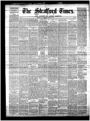 Stratford Times, 28 Aug 1878