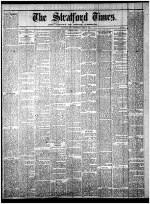 Stratford Times, 12 Apr 1882