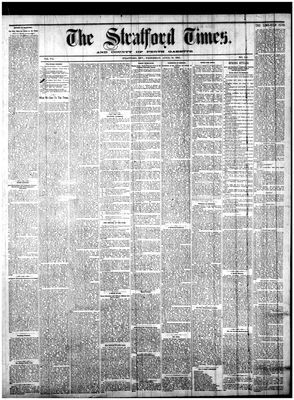 Stratford Times, 26 Apr 1882