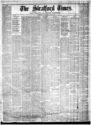 Stratford Times, 10 May 1882