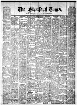 Stratford Times, 17 May 1882