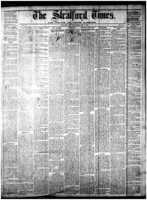 Stratford Times, 11 Oct 1882