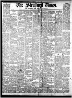 Stratford Times, 1 Aug 1883