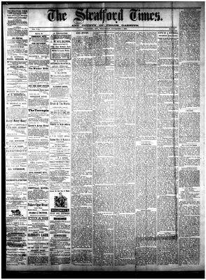 Stratford Times, 7 Nov 1883