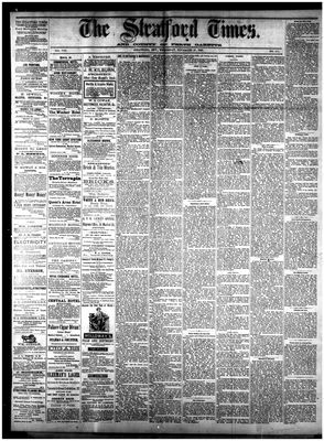 Stratford Times, 21 Nov 1883