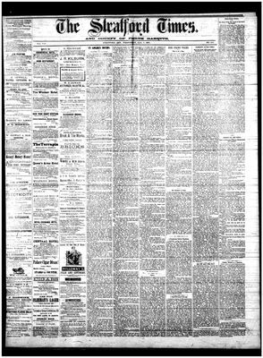 Stratford Times, 9 Jan 1884