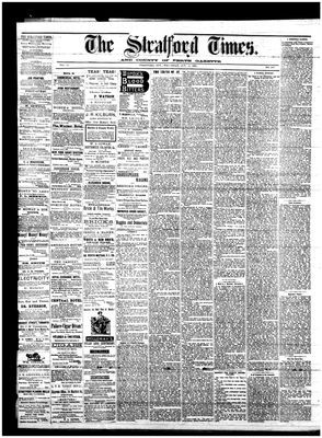 Stratford Times, 29 Oct 1884