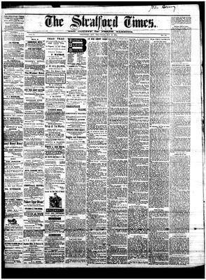 Stratford Times, 26 Nov 1884