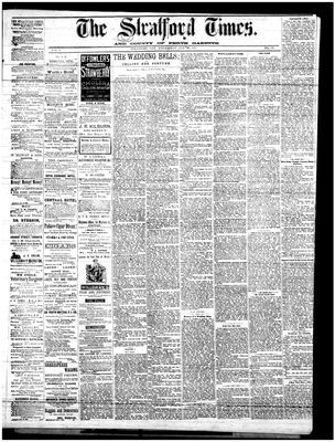 Stratford Times, 25 Nov 1885