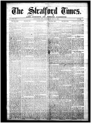 Stratford Times, 27 Jul 1887