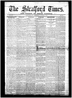 Stratford Times, 12 Oct 1887