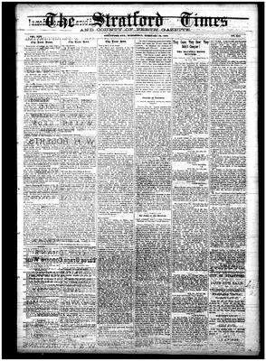 Stratford Times, 29 Feb 1888