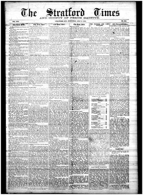 Stratford Times, 11 Jul 1888